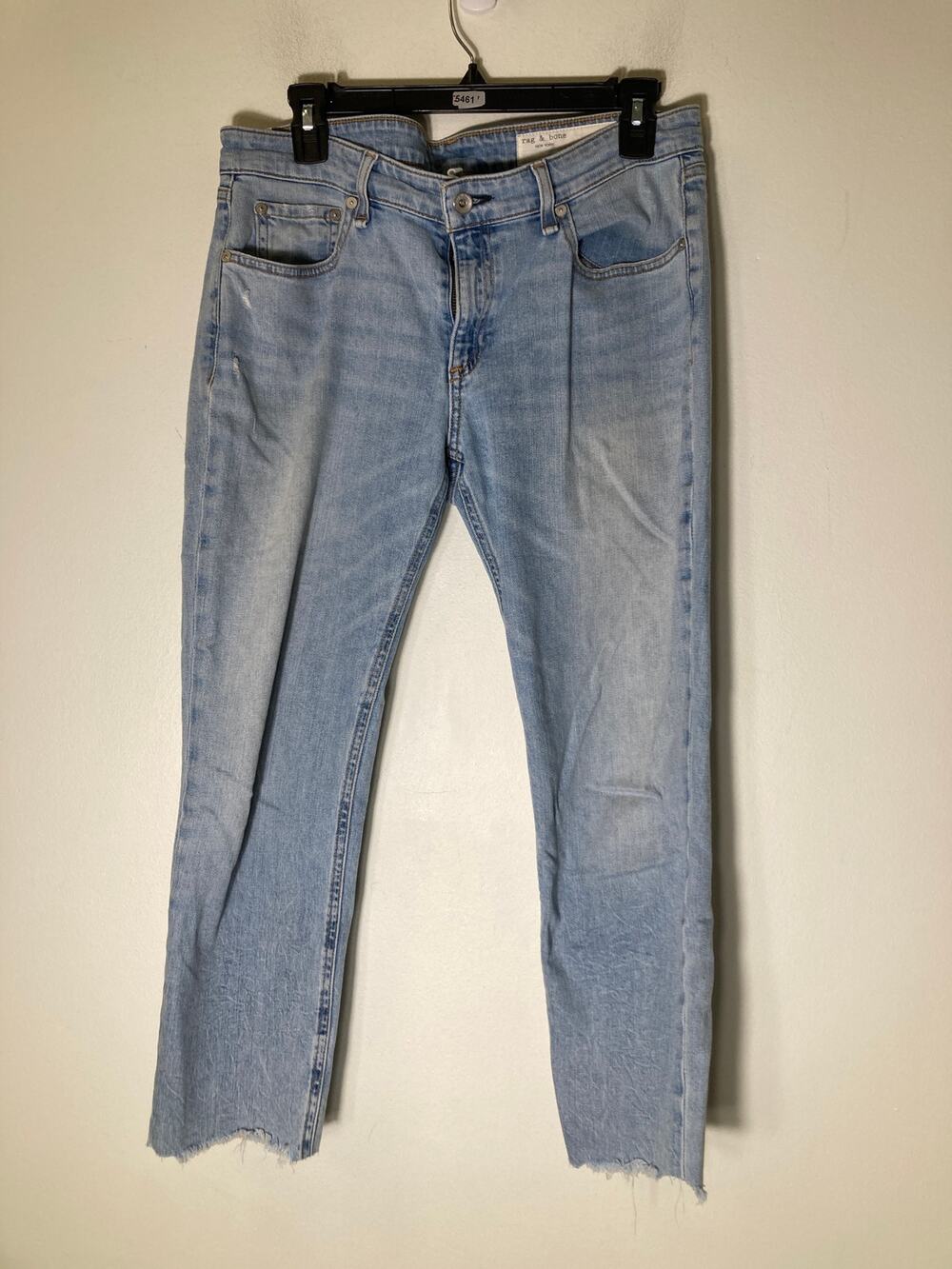 Rag & Bone Light Wash Low Rise Slim Boyfriend Denim Sz 28